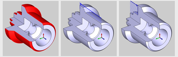 Feature Type and Regions Lathe 