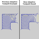 Improved Adaptive Toolpath