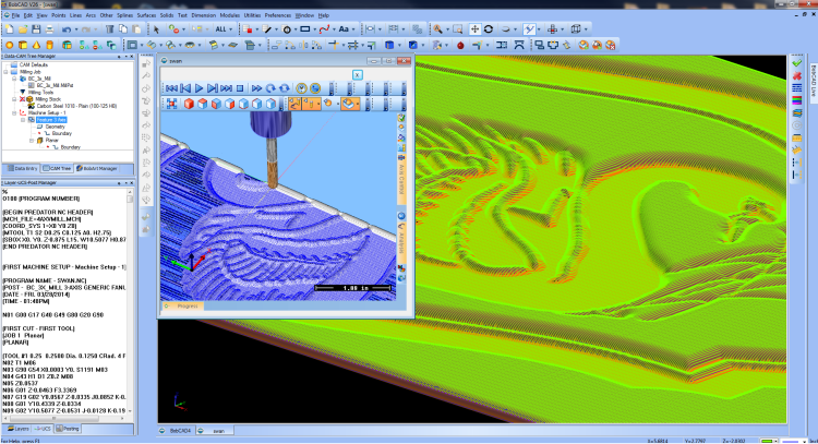 CAD-CAM Software for Artistic Machining and Custom Woodworking