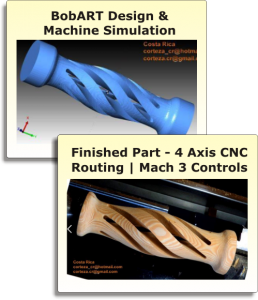 Woodworking with BobCAD-CAM's BobART artisitc CAD software