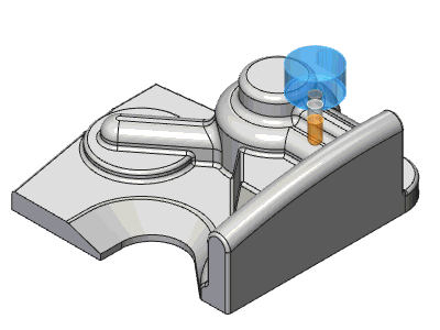 step toolpath option in cad-cam