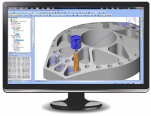 3 Axis CAD-CAM In Monitor CNC Programming Software