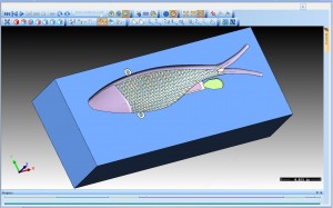 CNC Software Siumluation 3D view shad