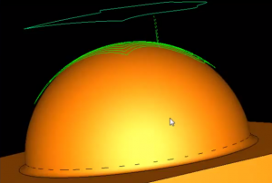 Project Curves CAD CAM Software for CNC Machining