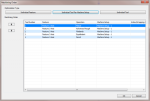 CAD-CAM Software Machining Order