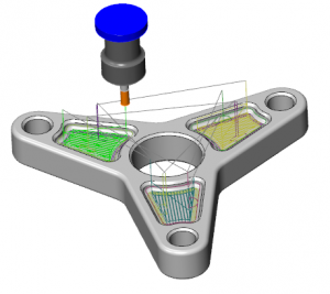 2D Milling Simulation CAD-CAM Software CNC Programming