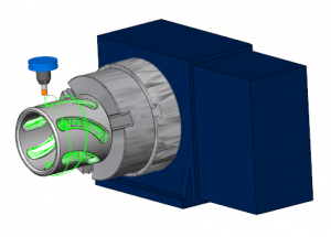 cad-cam 4 axis wrapping and cnc machining