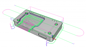 CAD-CAM Software for CNC Programming Open Pocketing