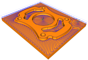 High Speed Machine Toolpath CAD-CAM Software CNC Software