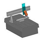 Multiaxis CNC Router Support