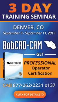 BobCAD-CAM Training Seminar Denver Colorado