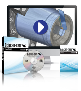 BobCAD-CAM V28 CAD-CAM Software Training Video Set for CNC Lathe Programming Software