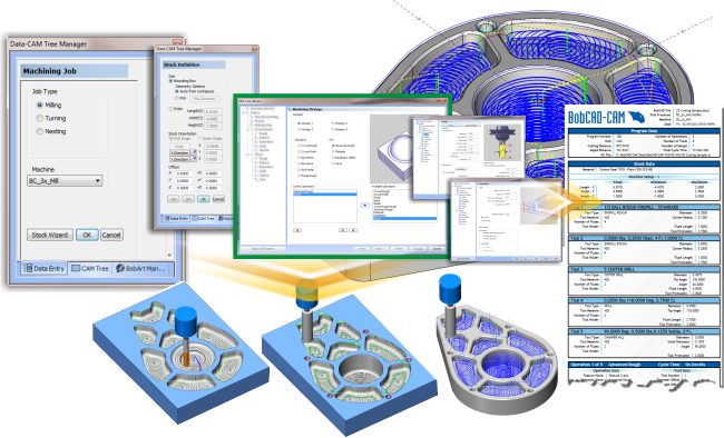CAM Programming With Dynamic Machining Strategies of New CAD-CAM Software