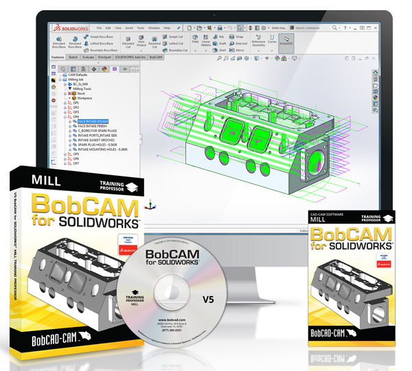 BobCAD-CAM Releases New BobCAM Mill & Lathe CNC Programming DVD Training Set