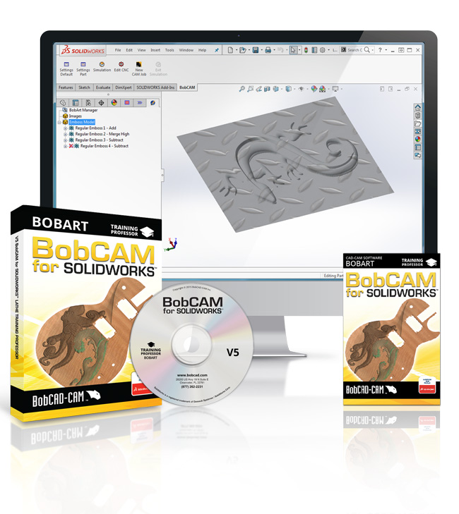 BobCAD-CAM Releases Training Videos for BobART, a New SOLIDWORKS™ Artistic CAD-CAM Plug-In