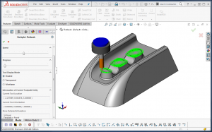 bobcam for SOLIDWORKS V6 adaptive flat lands