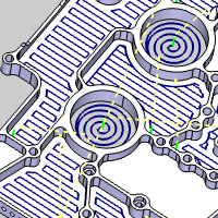 bobcam for solidworks - Spiral Pocket 1