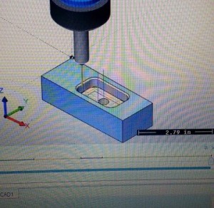 neco industries cnc machined part simulation with bobcad