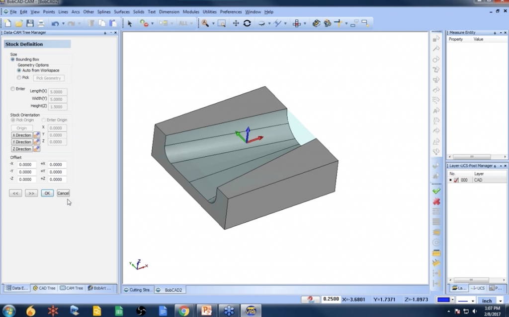 Setting the Zero in BobCAD-CAM CAD-CAM Software for CNC Programming
