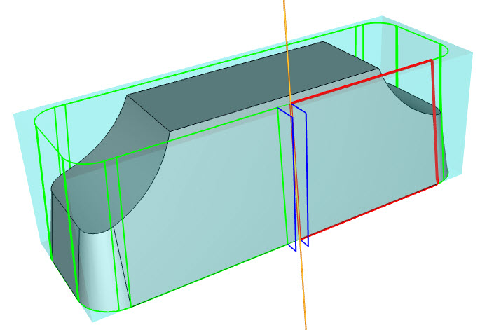 4 axis open shape