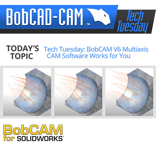 Tech Tuesday: BobCAM V6 Multiaxis CAM Software Works for You
