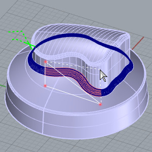 Edit Toolpath Example - Edit Tool Axis