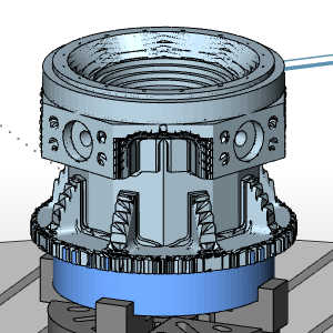 5 Axis Automatic 3 + 2 Roughing 