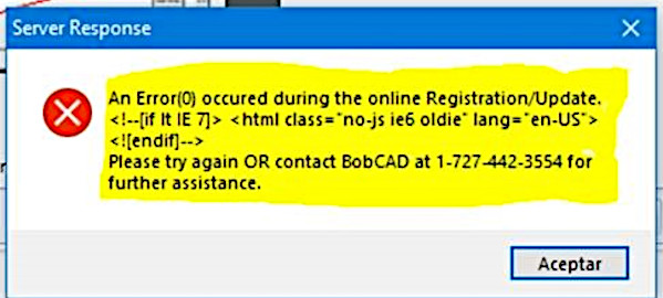 Error Code Database — BobCAD-CAM Support
