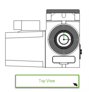 top view in CAD-CAM