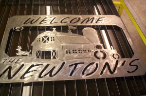 BobCAD Works for Me: Jon Moulton cnc machined customizes sign
