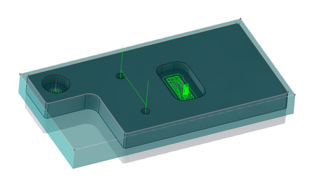 Open Pocket in 2D for CNC software