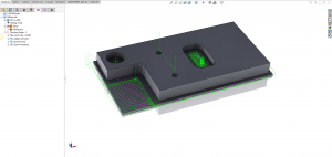 2d milling geometry in cam software