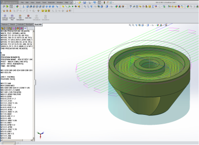 wax rax and bobcam for solidworks cnc machine toolpath