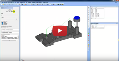 3 axis drilling with CAM software