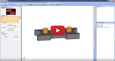 extrude boss in CAD-CAM