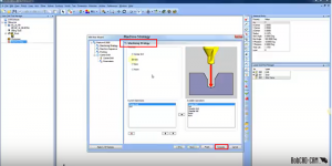 set your CAD-CAM machine strategy