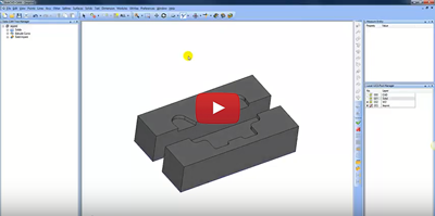 Solid Imprint feature in CAD-CAM