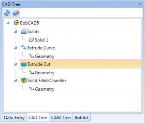 bobcad cnc software cad tree