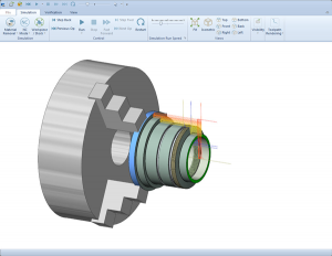 Lathe CNC software simulation