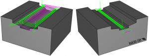 2d toolpath in BobCAD CAD-CAM software