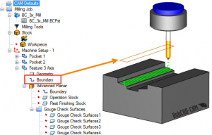 Using Boundary in BobCAD CAD-CAM software