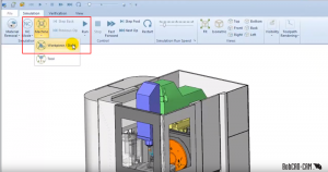 3 main CAD-CAM simulation modes