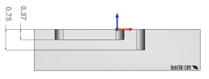 depth of cut values in CAM software