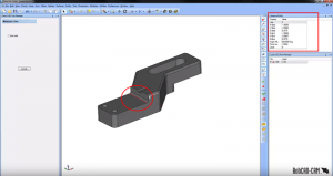 measure edges in CAM software