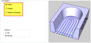 offset in BobCAD CNC software