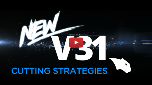 new v31 cam software cutting strategies
