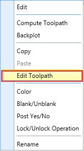 cadcam toolpath editor