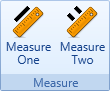 measure 1 or 2 entities in cnc software