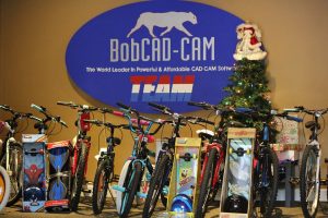 christmas bikes from bobcadcam