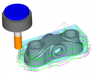 tool not plunging into part in cam software